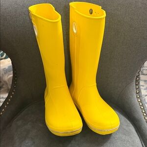 Yellow  Rain Boots